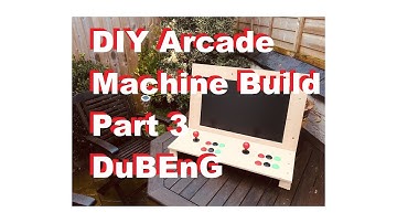 DuB-EnG: DIY Retro Desktop Arcade PT3 - Joysticks Buttons Cabinet RetroPie Emulation Station Roms