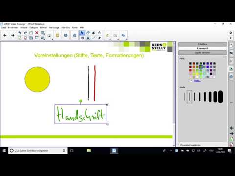 Voreinstellungen in der SMART Notebook® Software