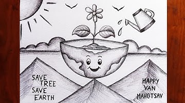 Save Trees Save Earth Drawing Beautiful India 2.0