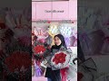 Buket Pita Satin 7 Tangkai 💐🎓 #buketpitasatin #buketbunga #buketmawar #flowers #fyppp #trend2026