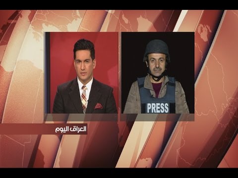موفد الحرة الى محور الخازر عبدالحميد زيباري يتحدث عن سير العمليات في الساحل الايسر من الموصل