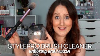 STYLEPRO BRUSH CLEANER AND DRYER! - *UNBOXING AND REVIEW* - How Easy Is It To Use And Does It Work?