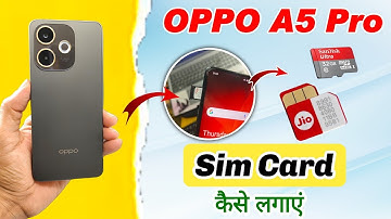 Oppo A5 Pro sim card slot ! Oppo A5 Pro me sim kaise lagaye ! How to insert sim card in oppo A5 Pro
