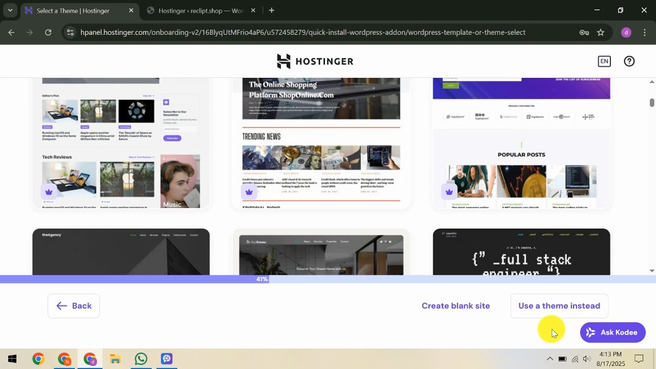 How To Install WordPress Theme in Hostinger - YouTube