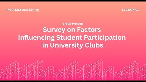 Data Mining Video Presentation