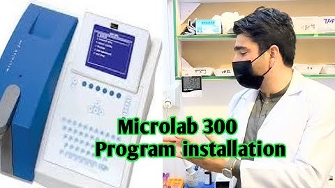Microlab 300 chemistry analyzer program installation|Health Scan