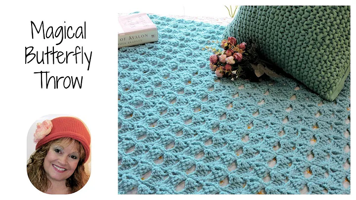 Create a Stunning Crochet Butterfly Throw with This Free Pattern