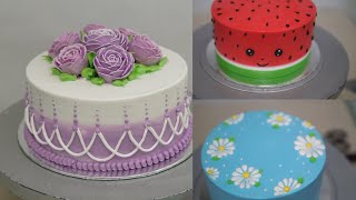 3 ide dekorasi kue untuk pemula | Cara menghias kue ulang tahun bunga