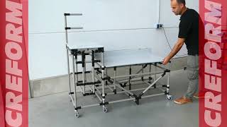 Partial lifting workbench