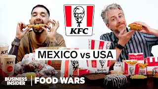 US vs Mexico KFC | Food Wars | Insider Food