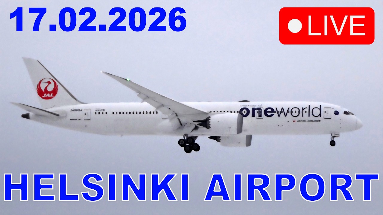 🔴 LIVE Helsinki Airport Plane Spotting (EFHK/HEL)