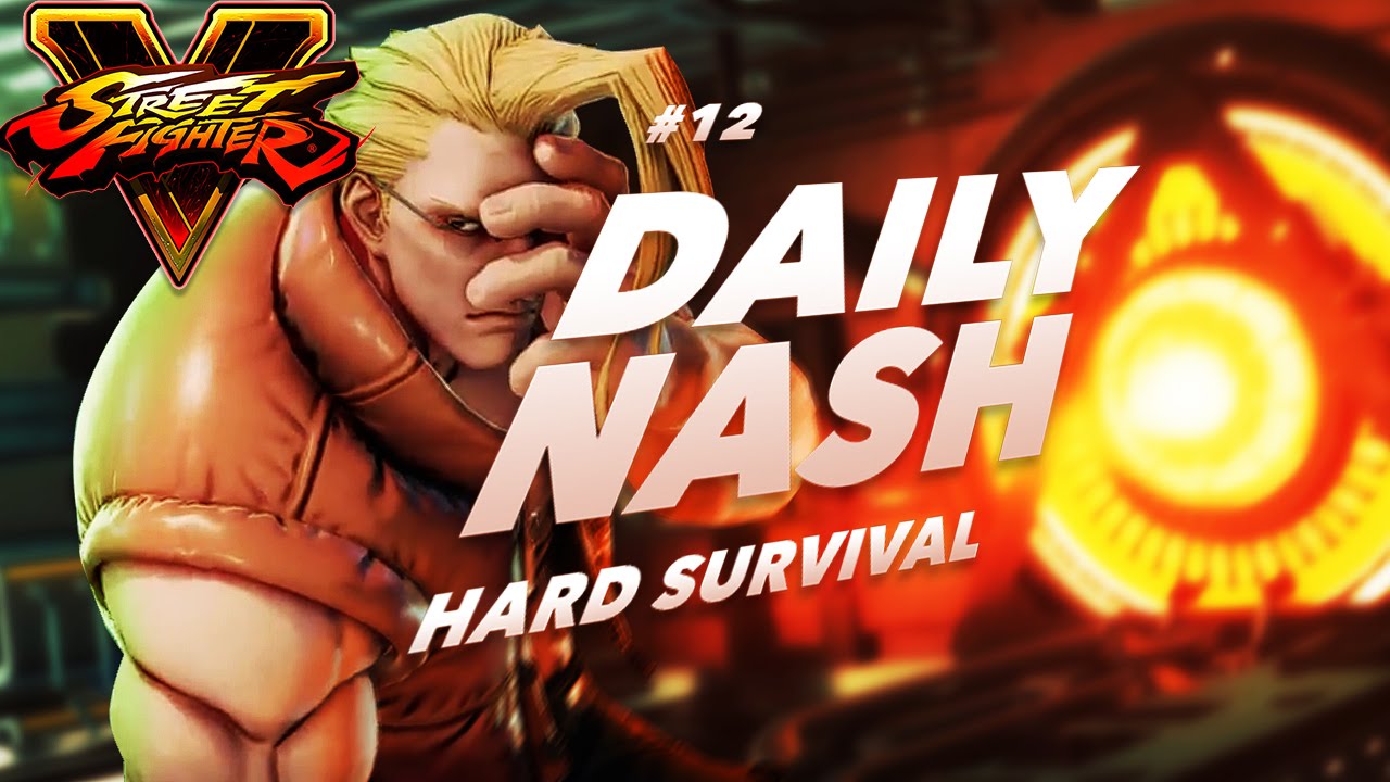 SFV PS4 Complete hard survival mode with Nash