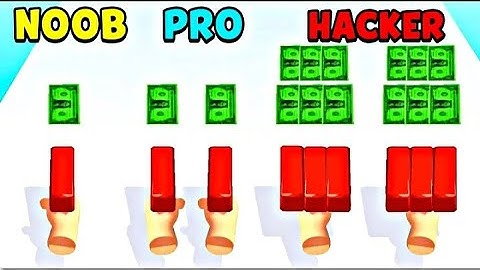 NOOB vs PRO vs HACKER - Moneygun Run Android Gameplay - Power Games.