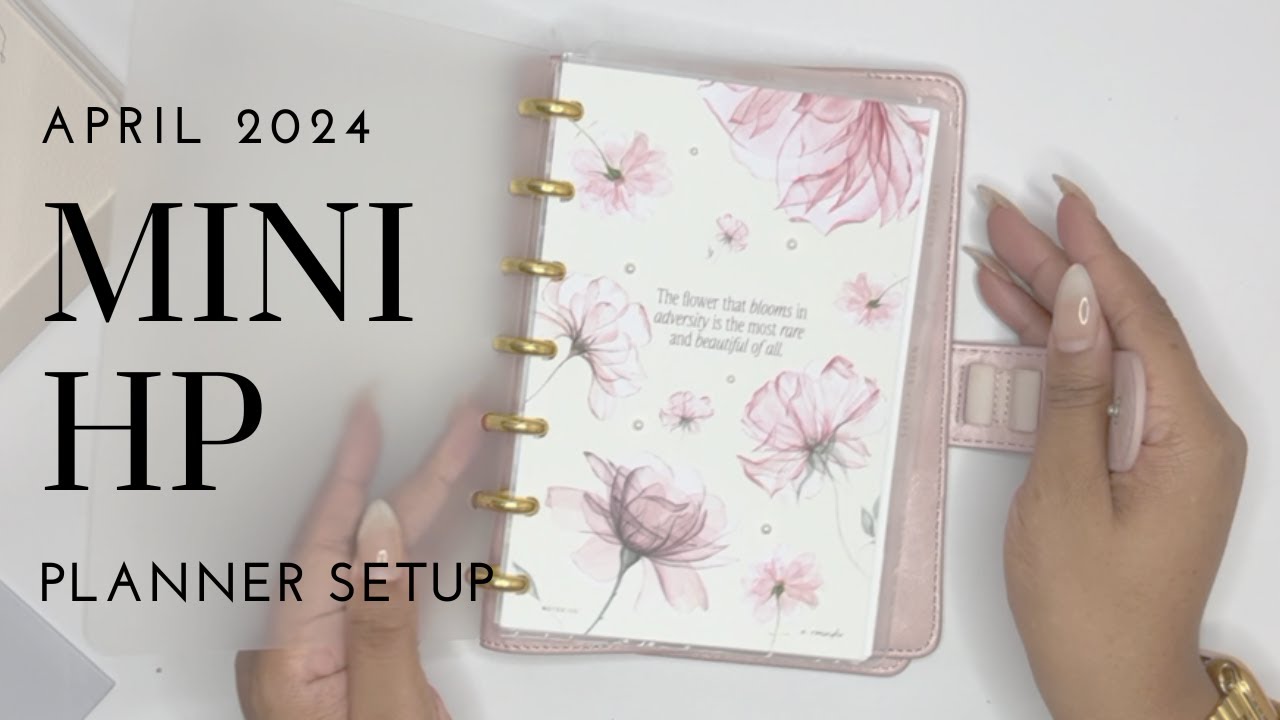 April Mini Happy Planner Update | covers, dashboards + inserts -- oh my ...