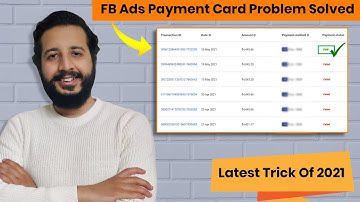 Facebook Ads Card Declined Problem | Latest Payment Solution 2021