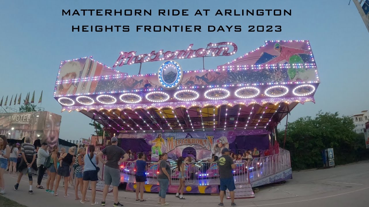 Matterhorn Ride At Arlington Heights Frontier Days 2023 YouTube