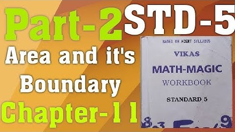 STD-5#Mathsmagic#workbook#Chapter-11#Area And It