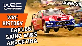 WRC History : Carlos Sainz wins WRC Rally Argentina 2004