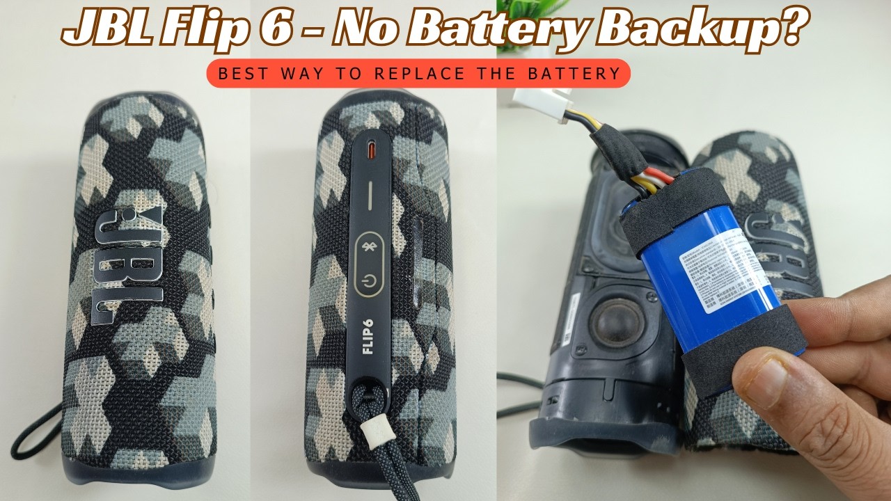 JBL　P ZERO ノイズキャンセル No Battery Backup in JBL Flip 6 | Here is the solution - YouTube