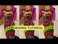How To Sew A Princess Dart Bustier Blouse With Yoke And Asymmetric Neckline
