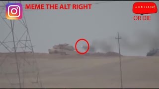 Tank Hunting in iraq and syria tank getting hit by tows compilation