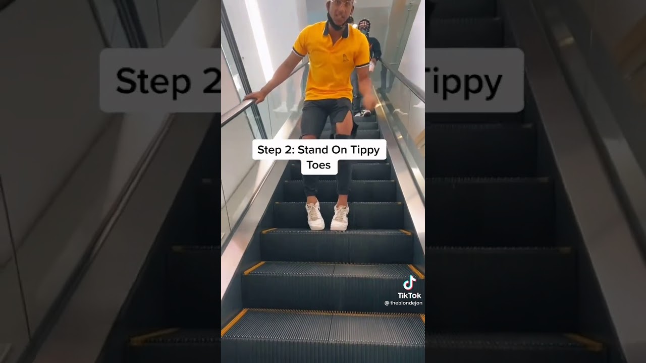 HOW TO STOP AN ESCALATOR