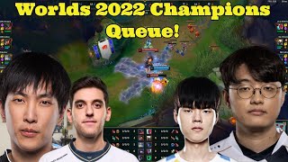 NA Vs The World | First Day Of Worlds Champions Queue Highlights!!