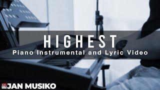 Video thumbnail of "Highest - Victory Worship | Piano Instrumental and Lyric Video 2020"
