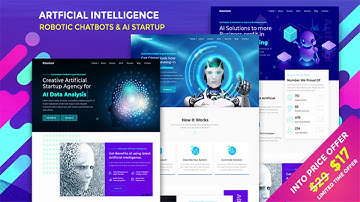 RoboGard - Chatbot & AI Startup Agency Template | Themeforest Website Templates and Themes