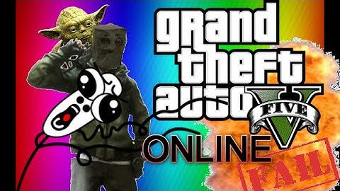 GTA 5: CUSTOM MAP Flying platforms TEAM Deathmatch FAILS