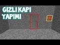 Gizli Kapı Nasıl Yapılır? //Minecraft Pe //Türkçe