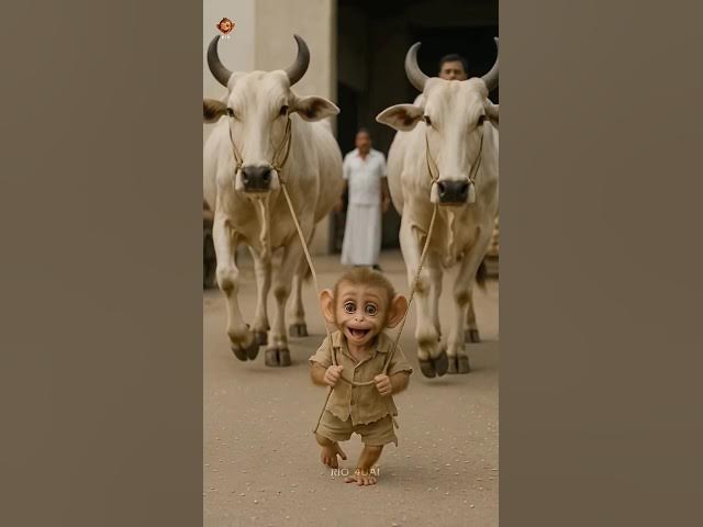 बंदर को उसके मालिक ने मारा😢😢!! #shorts #video #hindi