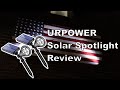 URPOWER Solor spotlights review