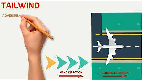 Effect of Wind  on an Aircraft while  Landing