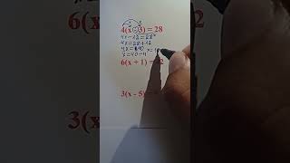 Solving Equations with Brackets Easy Algebra Tutorial for Beginners #maths #mathematica #mathstricks