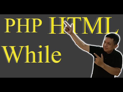 while loop in php