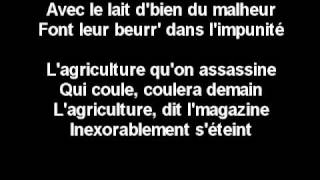 L'AGRICULTURE