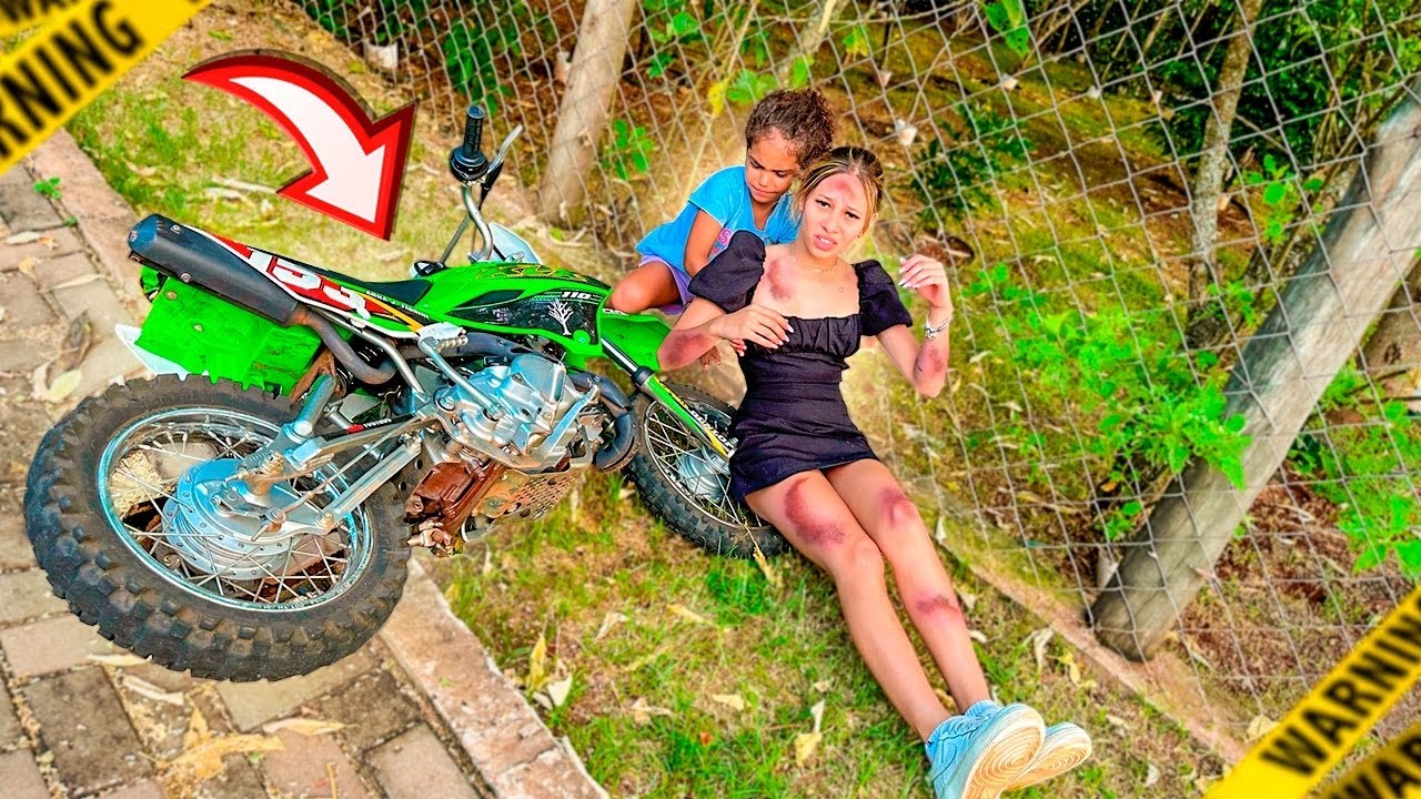DESAFIEI A PÉROLA E ME DEI MAL *cai de moto*