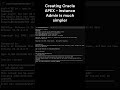 Oracle APEX | Instance Administrator Creation - Complete command line setup #orclapex #oracleapex