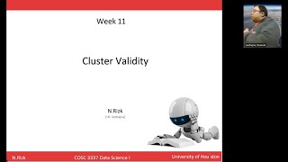 UH Data Science Lecture by Raunak Sarbajna - Cluster Validity - April 8, 2025