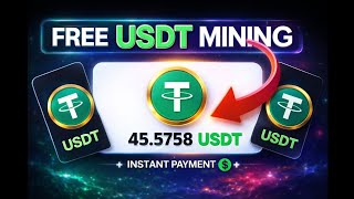 Free USDT Mining Site 2026 | New Legit USDT Mining Platform | Earn Crypto Daily
