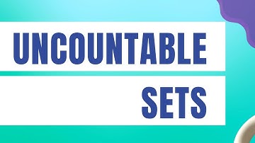 Lecture 46 - Uncountable Sets