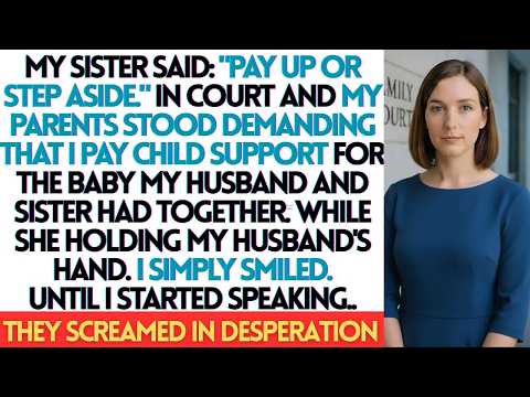 MY SISTER SAID PAY UP OR STEP ASIDE  IN COURT AND MY PARENTS STOOD DEMANDING THAT I PAY CHILD