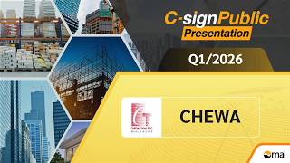 CHEWA: C-sign Public Presentation Q1/2026 u0e1au0e21u0e08. u0e0au0e35u0e27u0e32u0e17u0e31u0e22