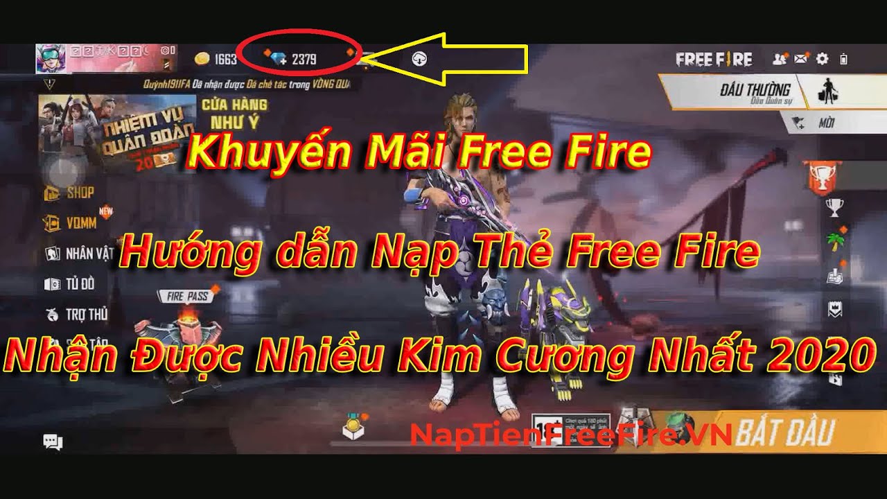 6 cách nạp thẻ Free Fire trên napthe.vn an toàn nhất