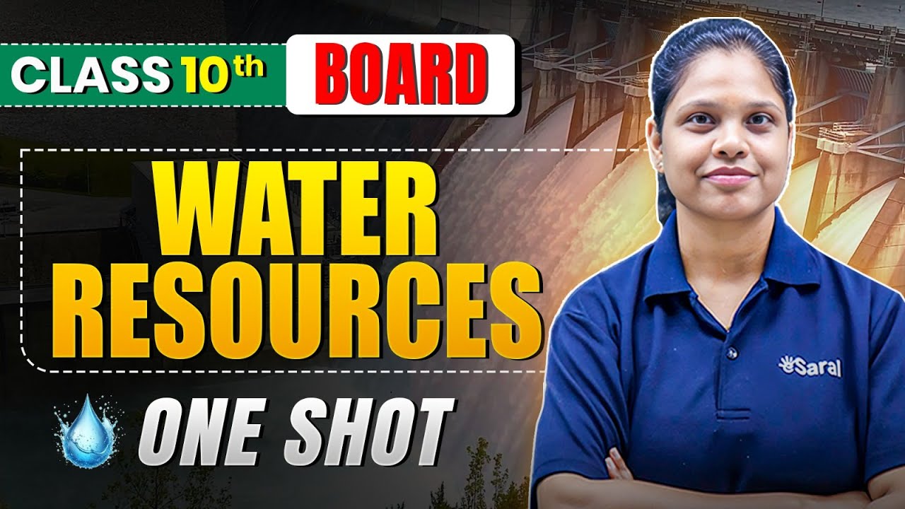 Water Resources One Shot | Class 10 Geography Chapter 3 | eSaral