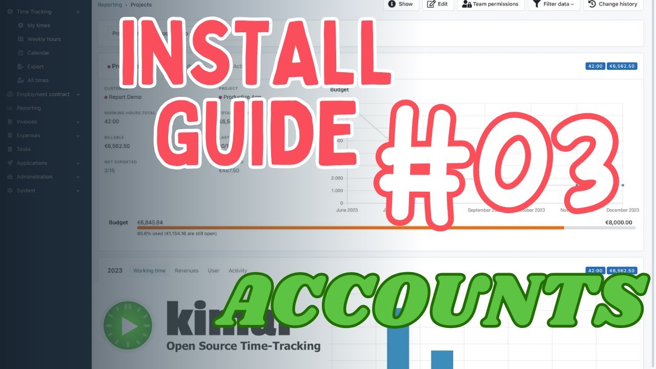 Kimai Tutorial Installation Guide #03| Nutzer anlegen im Ubuntu - YouTube