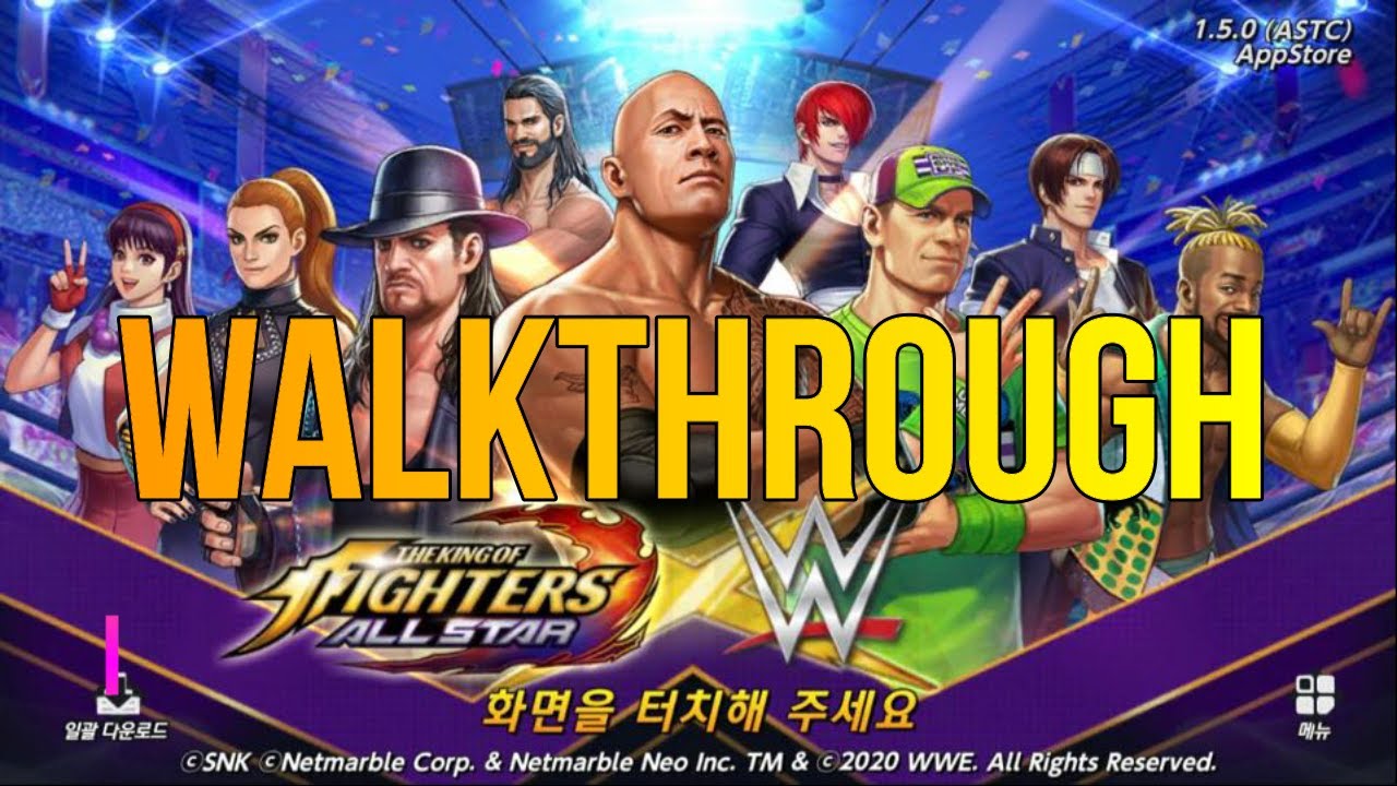 KOF Allstar: Walkthrough WWE X KOF