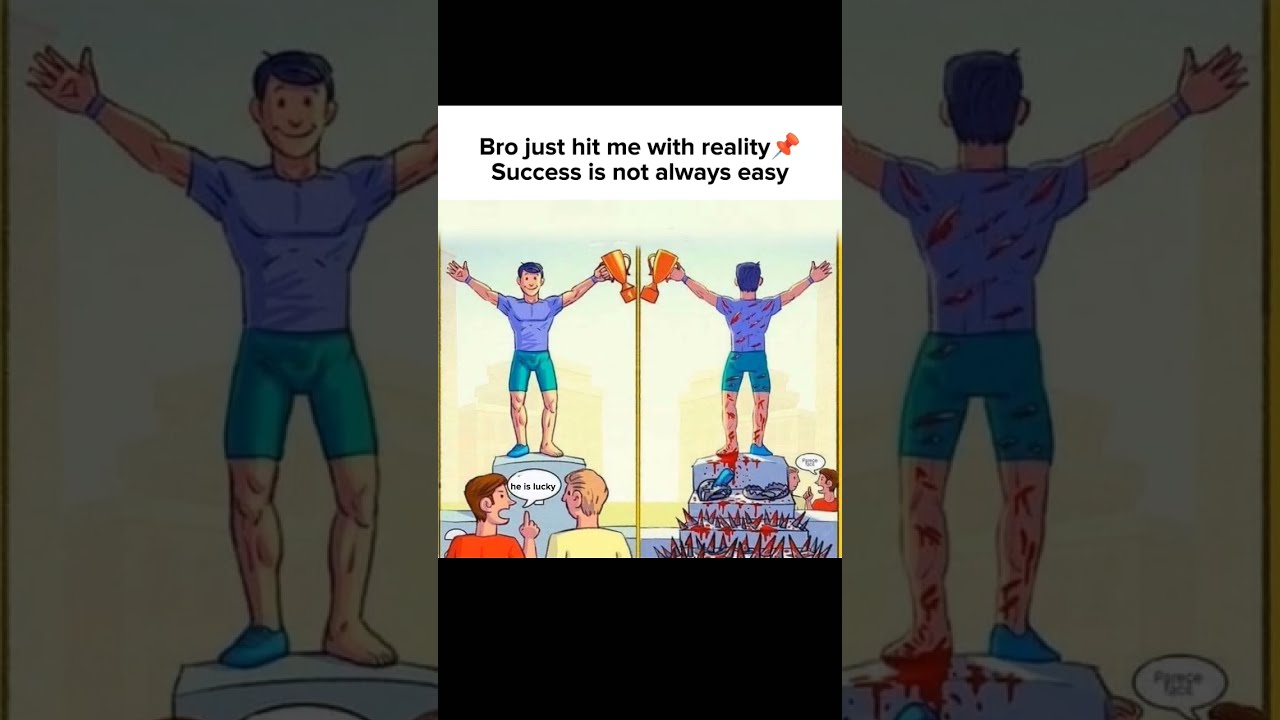  Success Is Not Always Easy Bro Just Hit Me With Reality Support Mindlgnite Shorts Successmindset