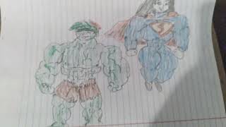 Trixie as superman and timmy turner as hulk (jose-ramiro style)